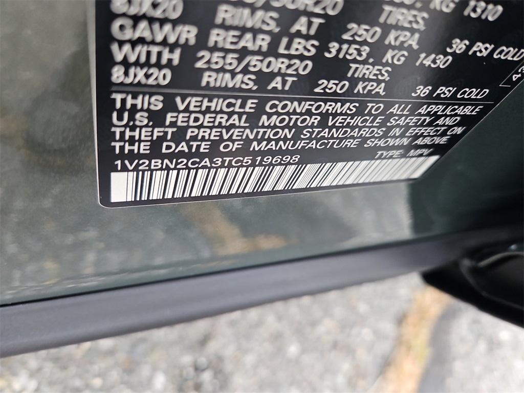 new 2026 Volkswagen Atlas car, priced at $51,019