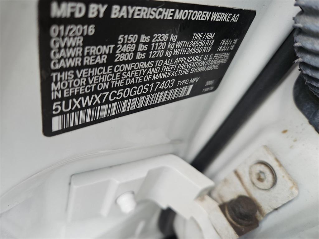 used 2016 BMW X3 car, priced at $11,299