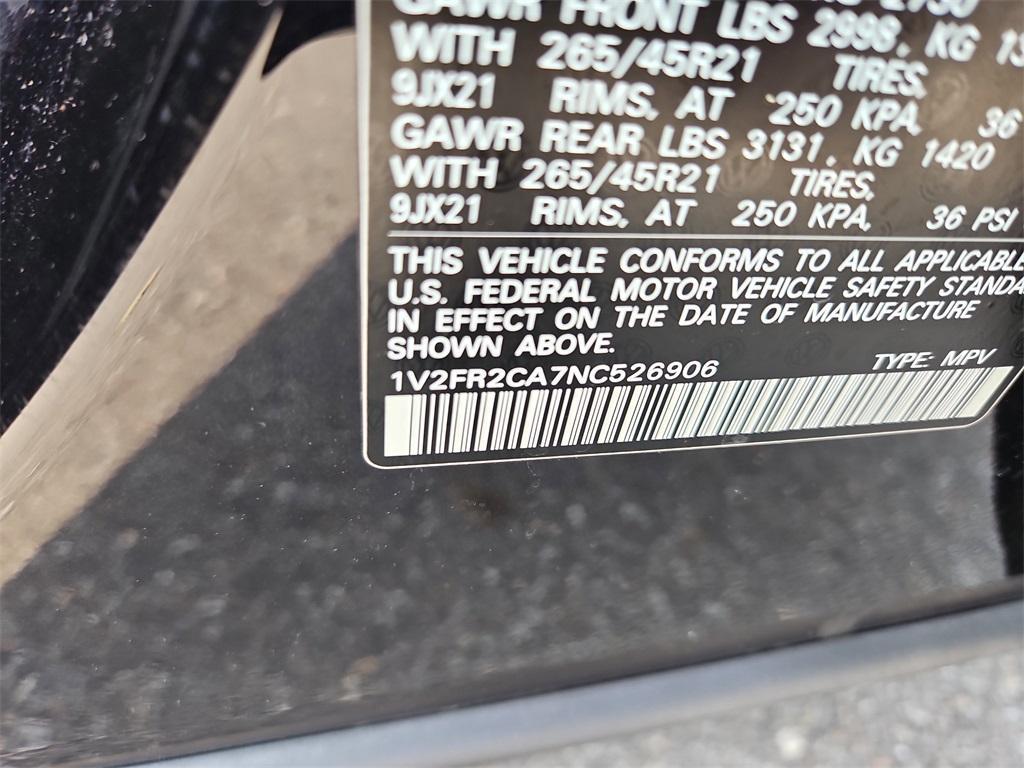 used 2022 Volkswagen Atlas car, priced at $36,499
