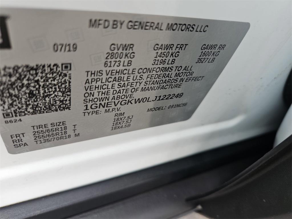 used 2020 Chevrolet Traverse car, priced at $20,999