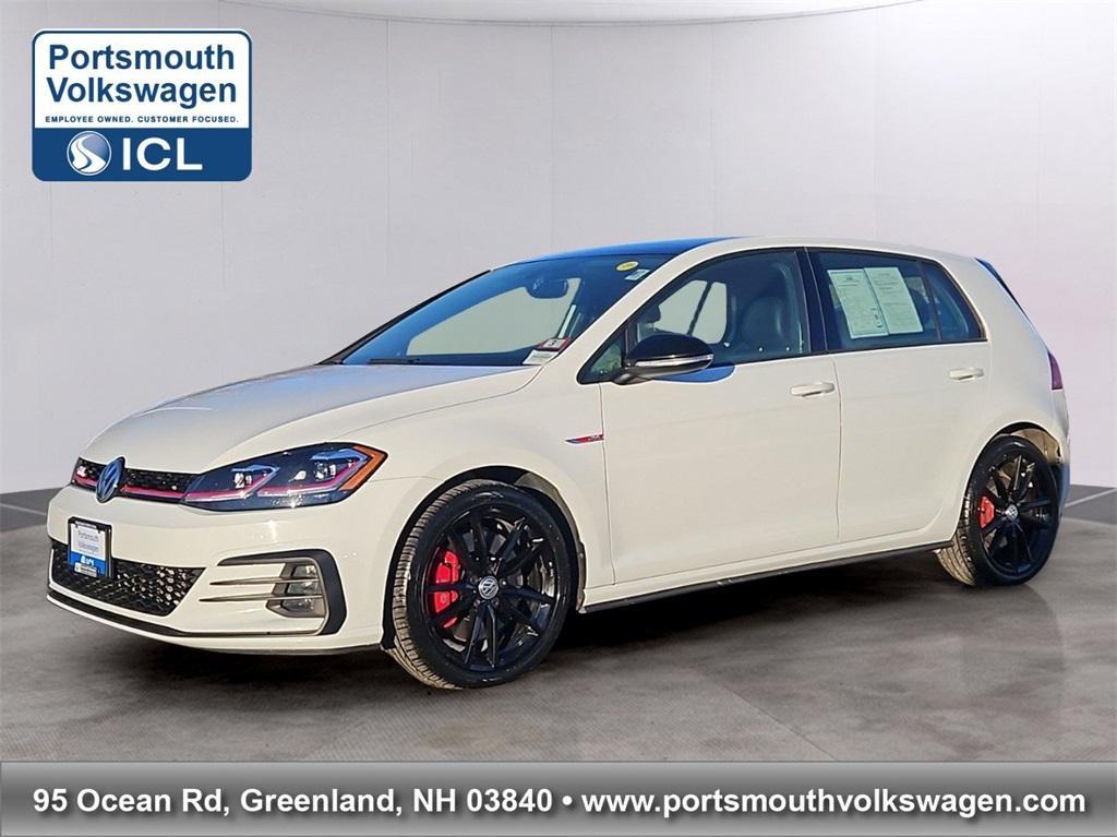 used 2021 Volkswagen Golf GTI car, priced at $23,487