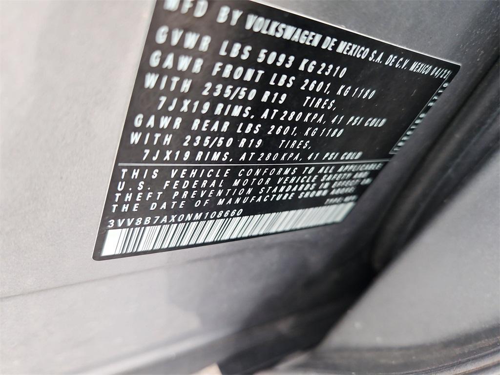 used 2022 Volkswagen Tiguan car, priced at $21,799