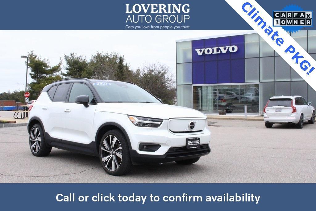 used 2021 Volvo XC40 Recharge Pure Electric car, priced at $31,479