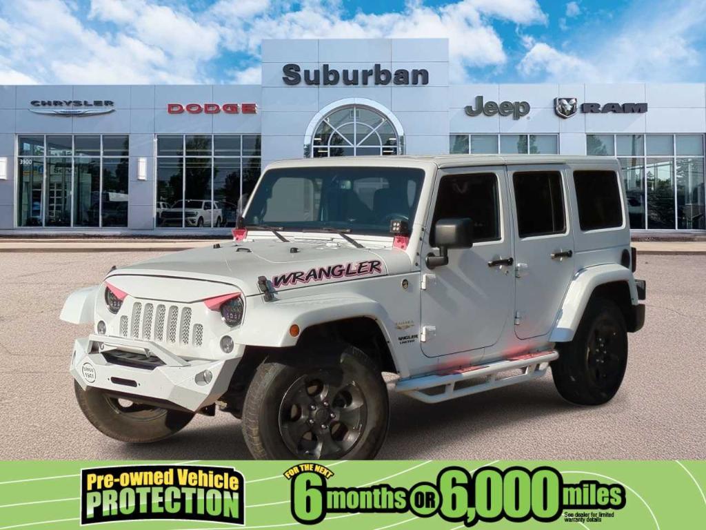 used 2014 Jeep Wrangler Unlimited car, priced at $14,990