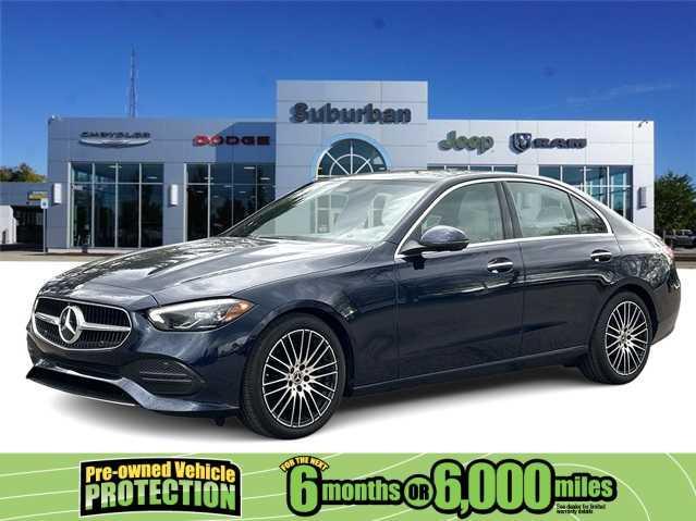 used 2022 Mercedes-Benz C-Class car, priced at $38,888