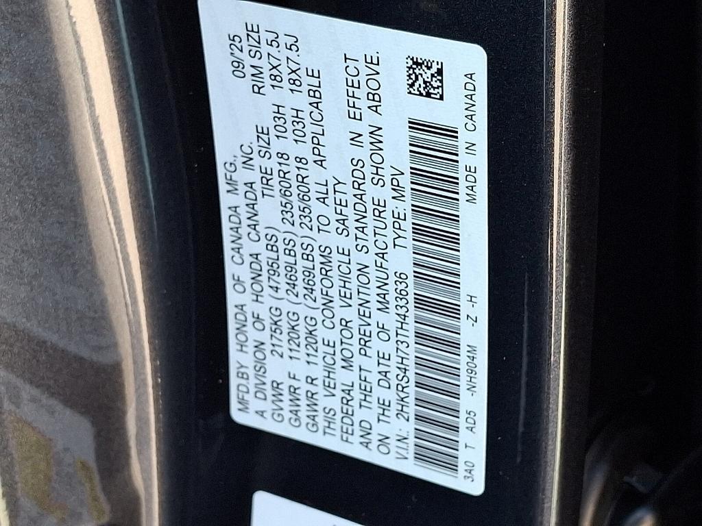 new 2026 Honda CR-V car, priced at $37,488