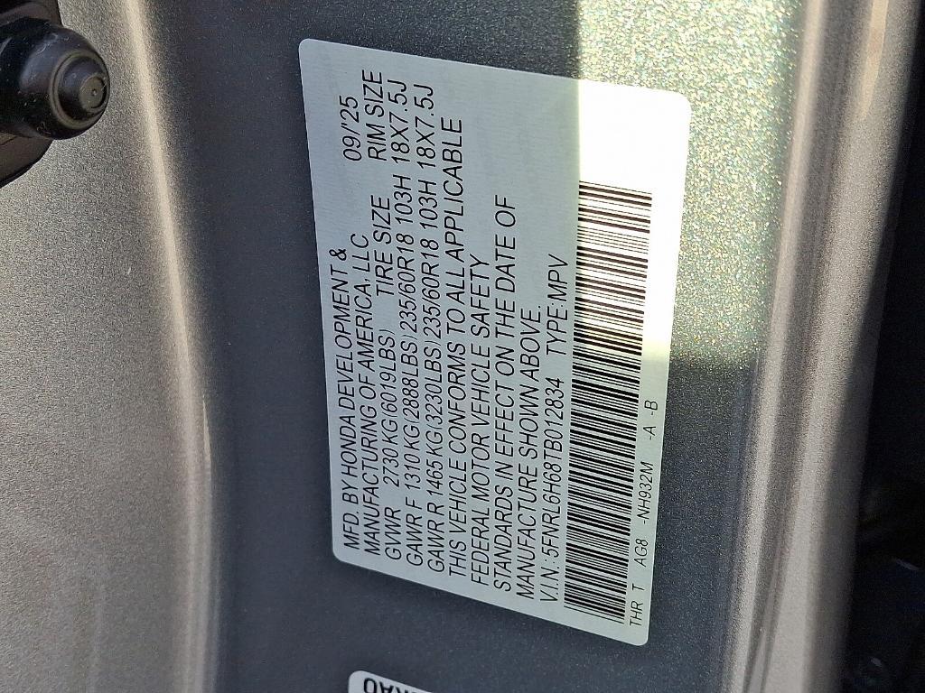 new 2026 Honda Odyssey car, priced at $42,694