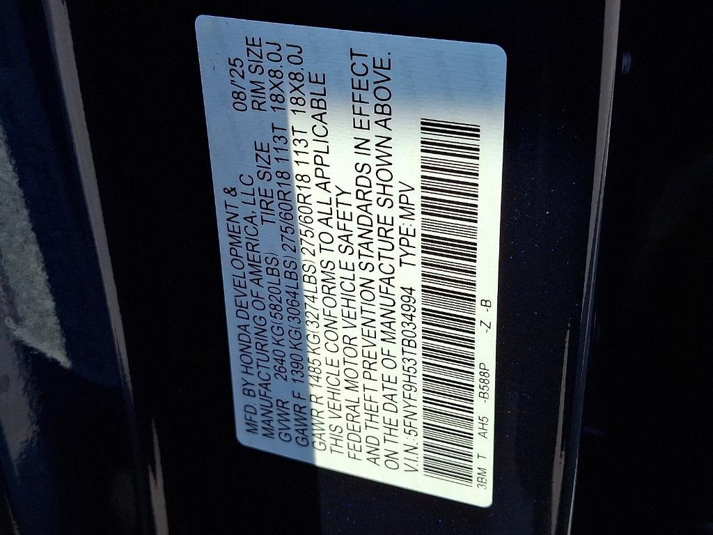 new 2026 Honda Passport car, priced at $49,686