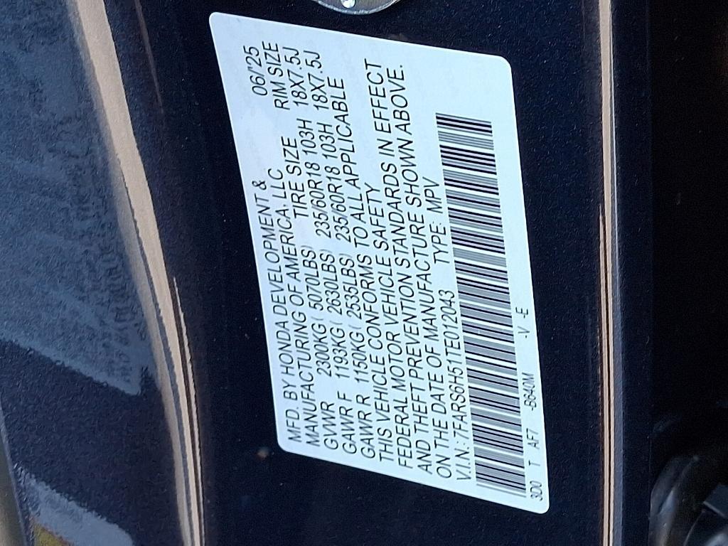 new 2026 Honda CR-V Hybrid car, priced at $37,837