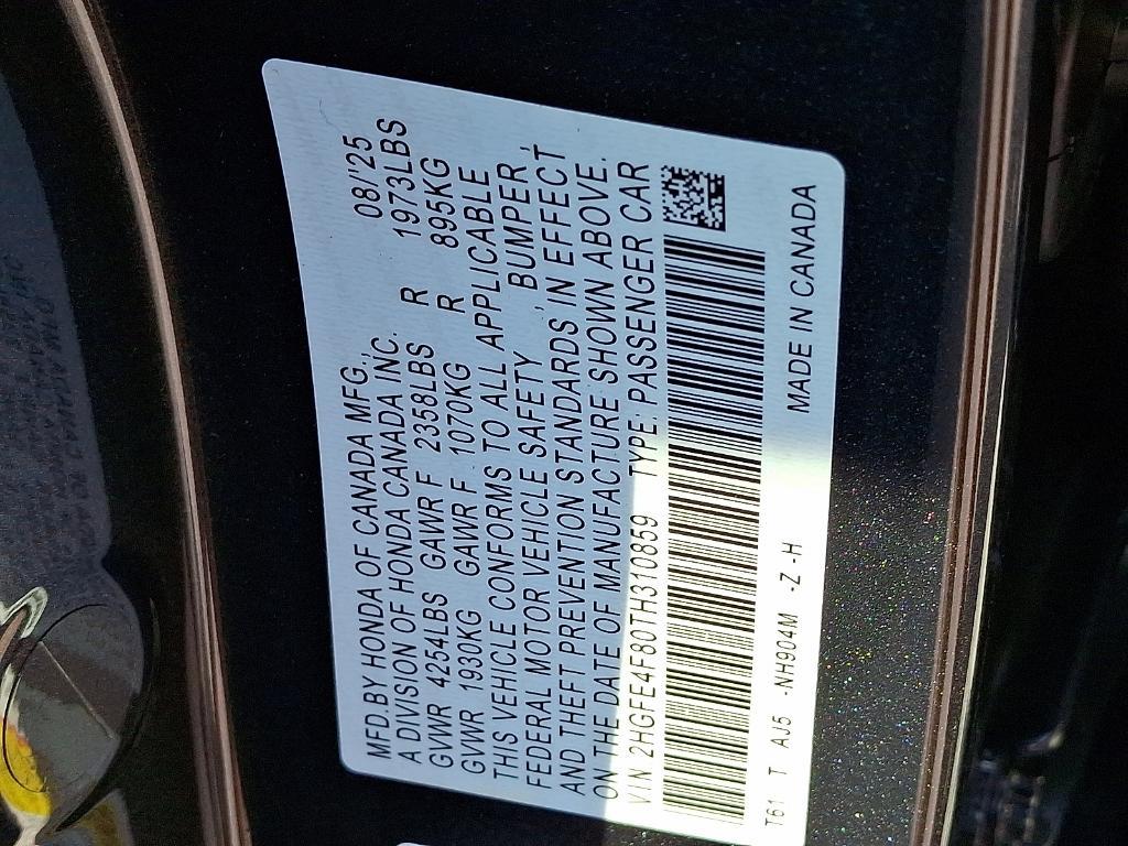 new 2026 Honda Civic Hybrid car, priced at $32,545