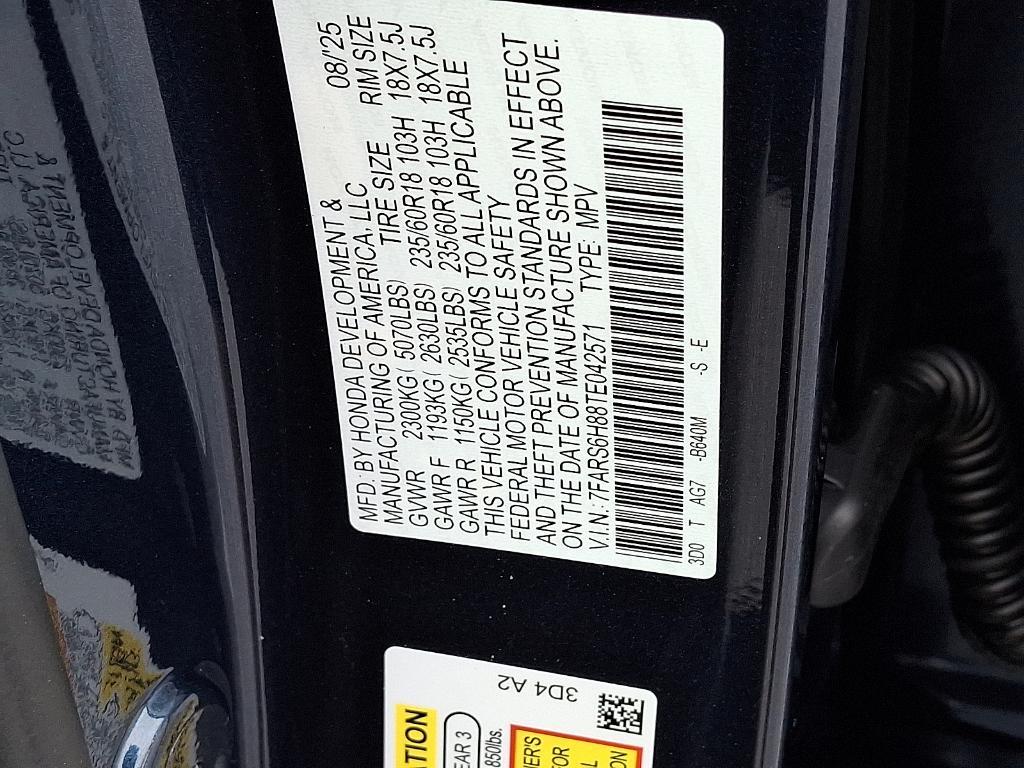 new 2026 Honda CR-V Hybrid car, priced at $40,640