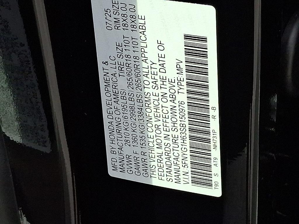 new 2025 Honda Pilot car, priced at $48,844