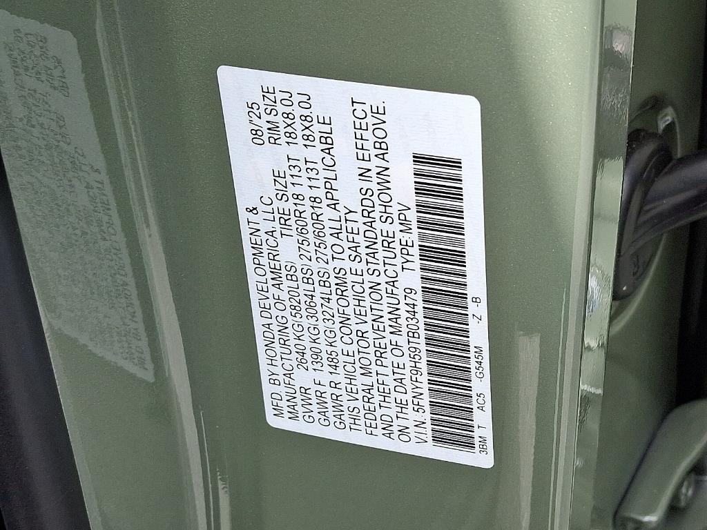 new 2026 Honda Passport car, priced at $48,654