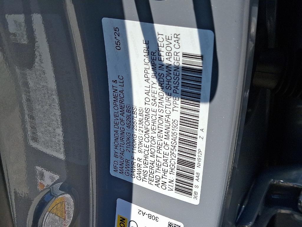 new 2025 Honda Accord Hybrid car, priced at $34,712