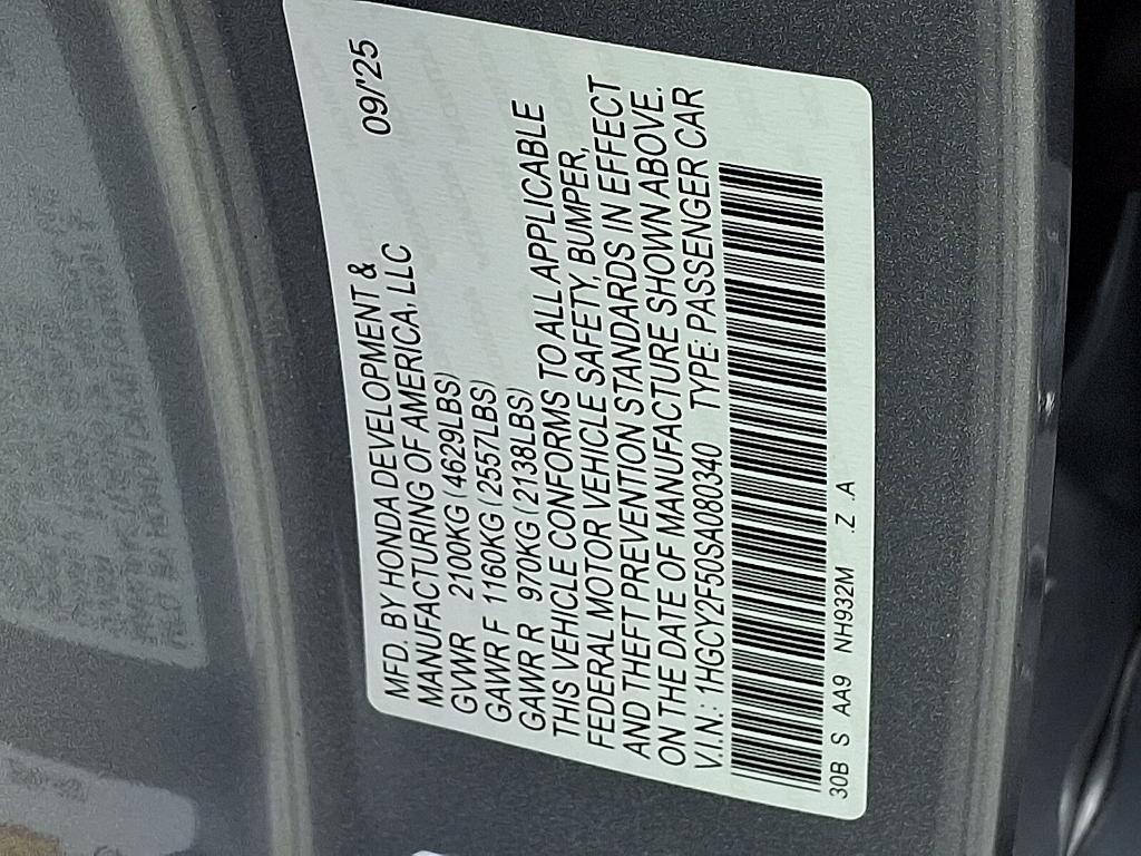 new 2025 Honda Accord Hybrid car, priced at $34,325