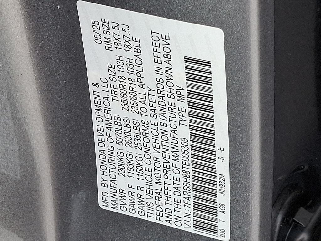 new 2026 Honda CR-V Hybrid car, priced at $40,640