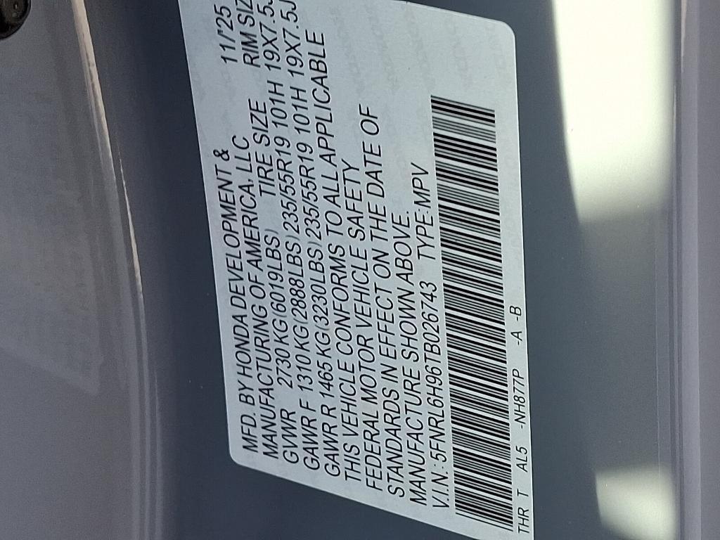 new 2026 Honda Odyssey car, priced at $50,435