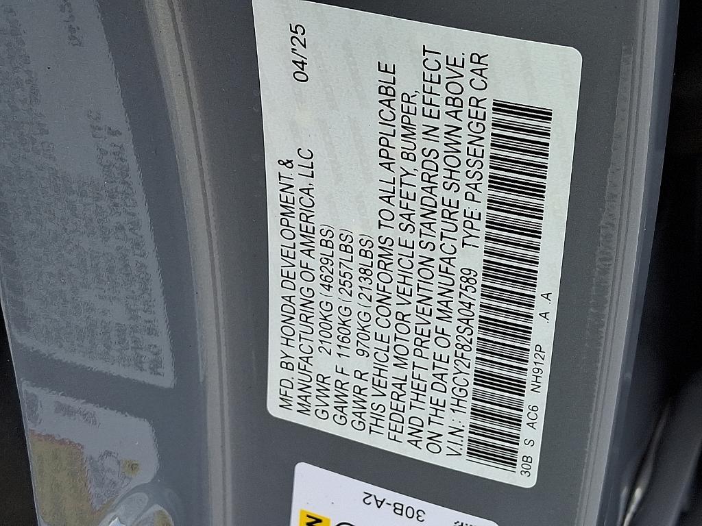 new 2025 Honda Accord Hybrid car, priced at $39,109