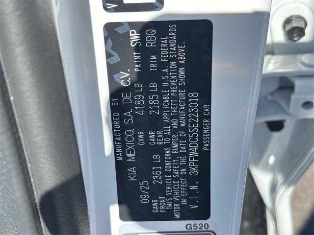 new 2025 Kia K4 car, priced at $30,147