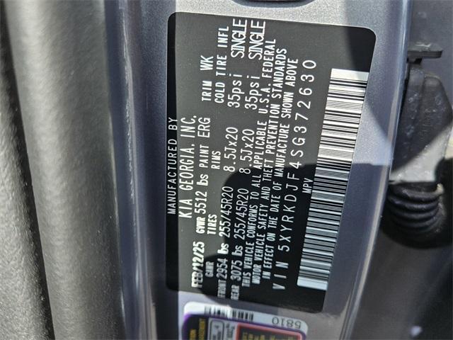 new 2025 Kia Sorento car, priced at $47,965