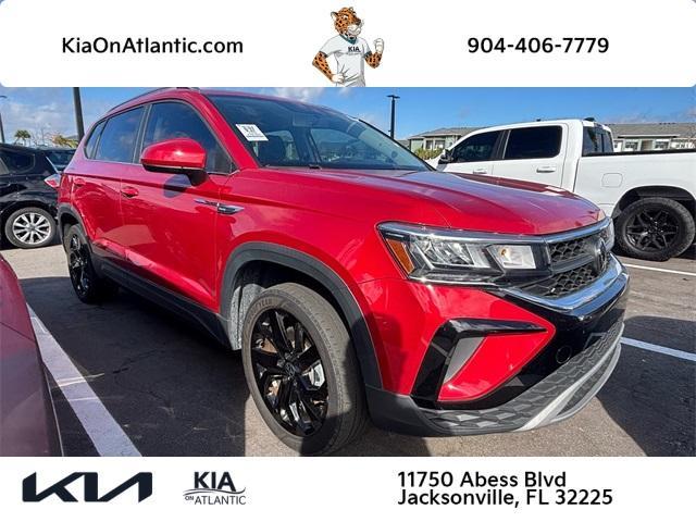 used 2022 Volkswagen Taos car, priced at $18,591