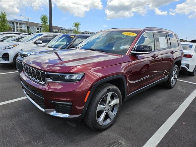 used 2021 Jeep Grand Cherokee L car, priced at $28,991