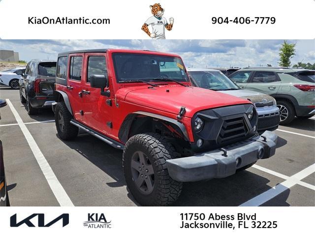used 2016 Jeep Wrangler Unlimited car, priced at $13,791