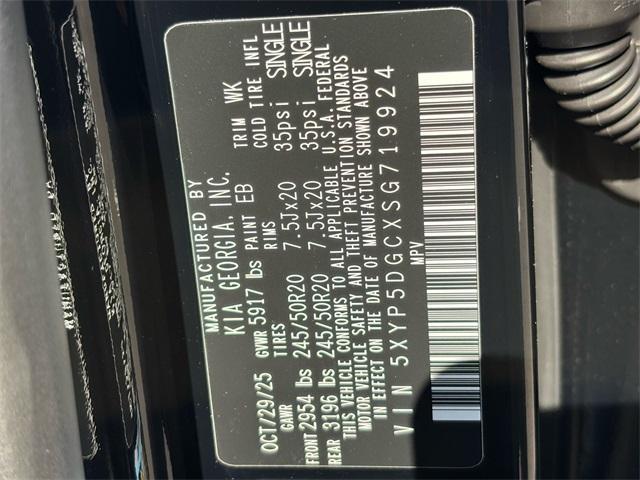 new 2025 Kia Telluride car, priced at $47,505