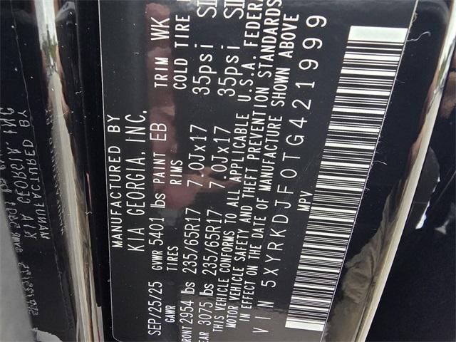 new 2026 Kia Sorento car, priced at $44,587