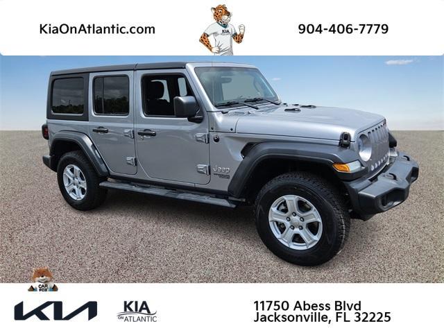 used 2019 Jeep Wrangler Unlimited car, priced at $23,591
