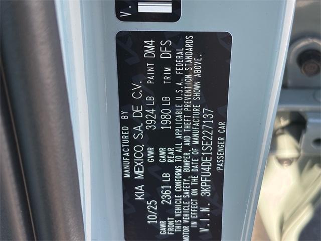 new 2025 Kia K4 car, priced at $23,506