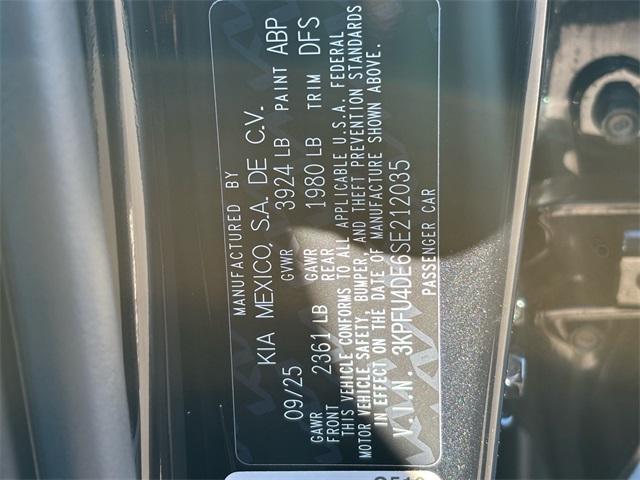 new 2025 Kia K4 car, priced at $23,962