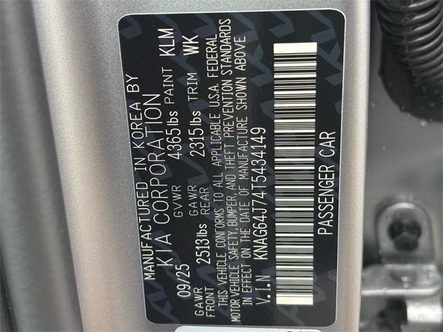 new 2026 Kia K5 car, priced at $30,801