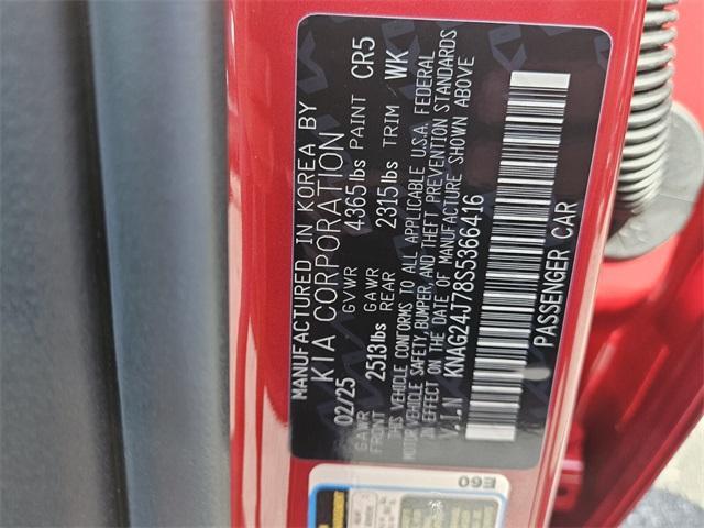 new 2025 Kia K5 car, priced at $29,165