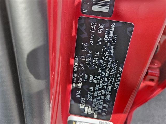 new 2025 Kia K4 car, priced at $29,814