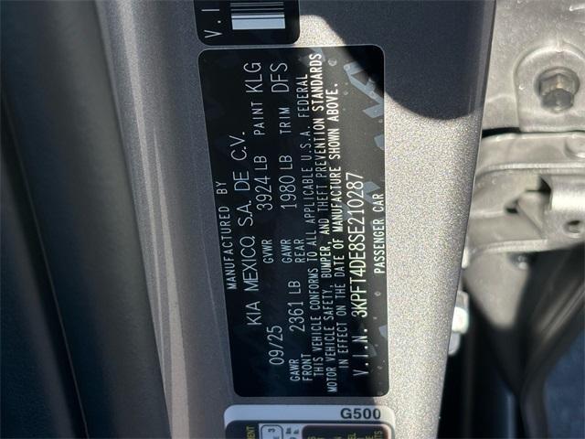 new 2025 Kia K4 car, priced at $22,880