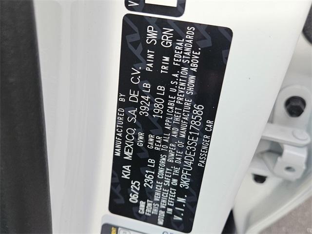 new 2025 Kia K4 car, priced at $25,770