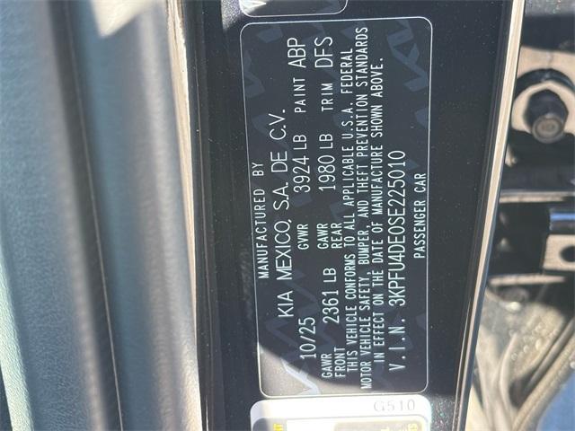 new 2025 Kia K4 car, priced at $25,375