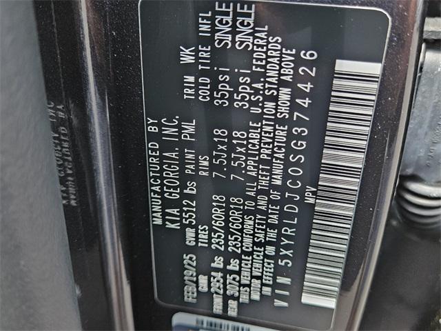 new 2025 Kia Sorento car, priced at $40,350