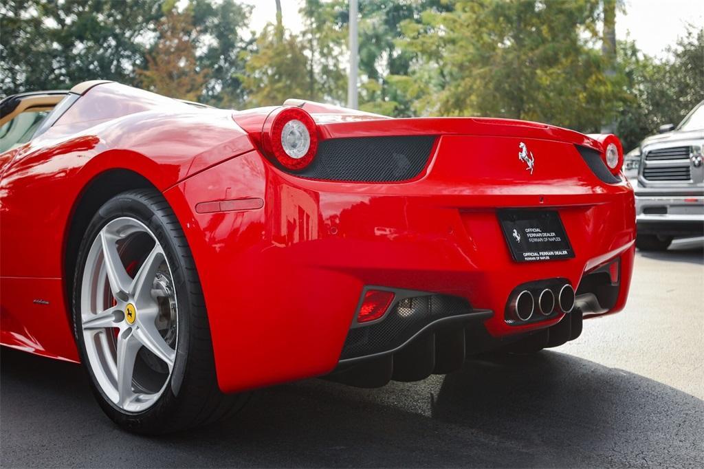 used 2013 Ferrari 458 Spider car, priced at $339,000