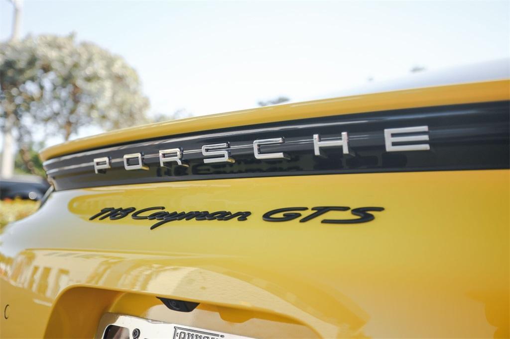 used 2025 Porsche 718 Cayman car, priced at $117,991