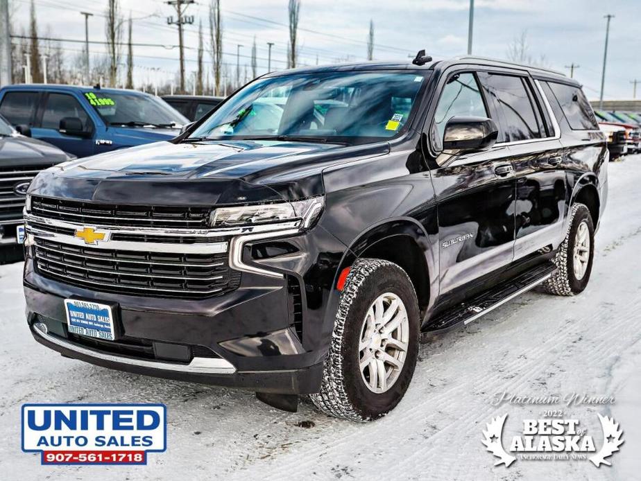 used 2021 Chevrolet Suburban car, priced at $52,995