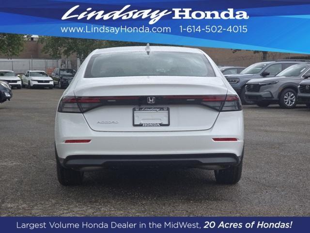 new 2025 Honda Accord car, priced at $29,445