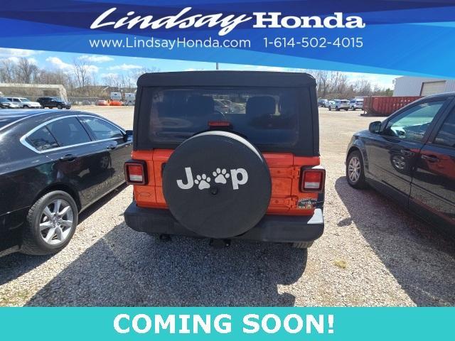 used 2019 Jeep Wrangler car, priced at $23,349