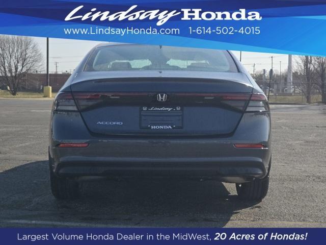 new 2025 Honda Accord car, priced at $29,445