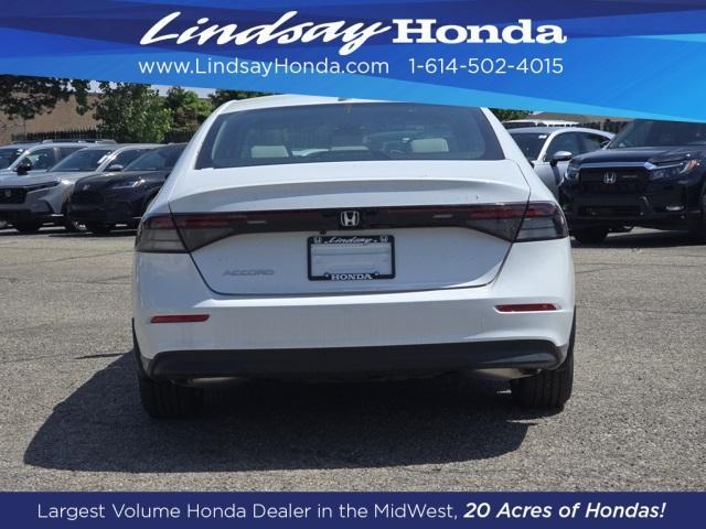 new 2025 Honda Accord car, priced at $29,845