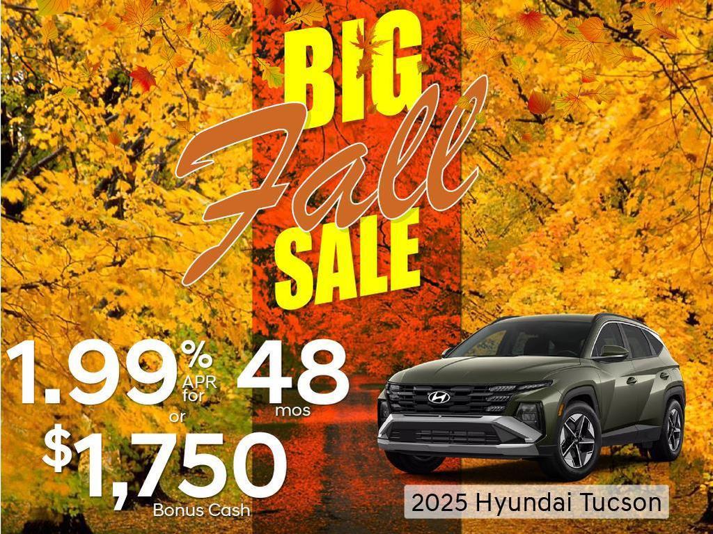 new 2025 Hyundai Tucson car, priced at $29,935