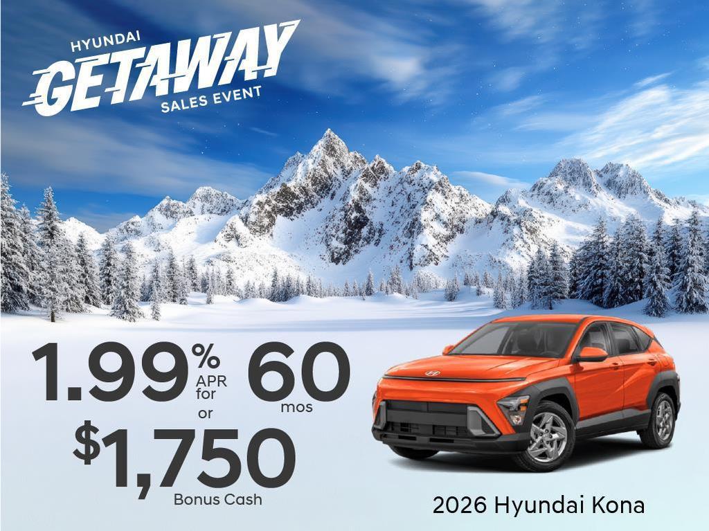new 2026 Hyundai Kona car, priced at $28,701