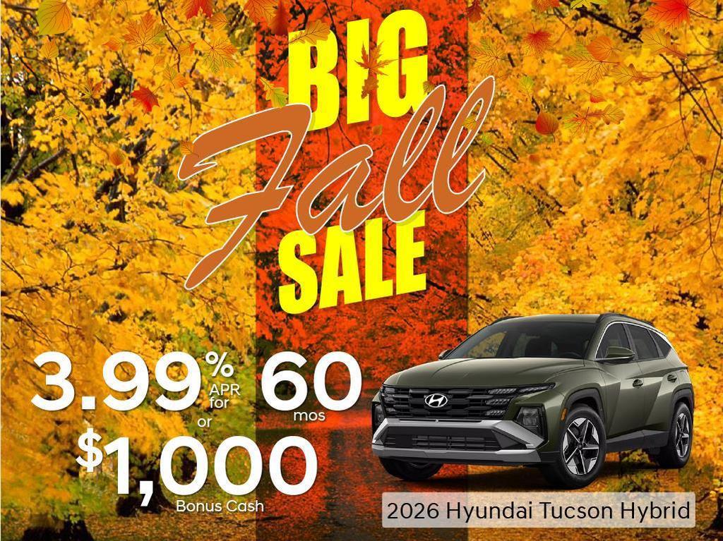 new 2026 Hyundai TUCSON Hybrid car, priced at $36,222