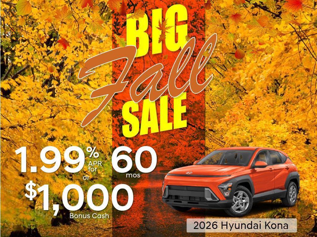 new 2026 Hyundai Kona car, priced at $29,737